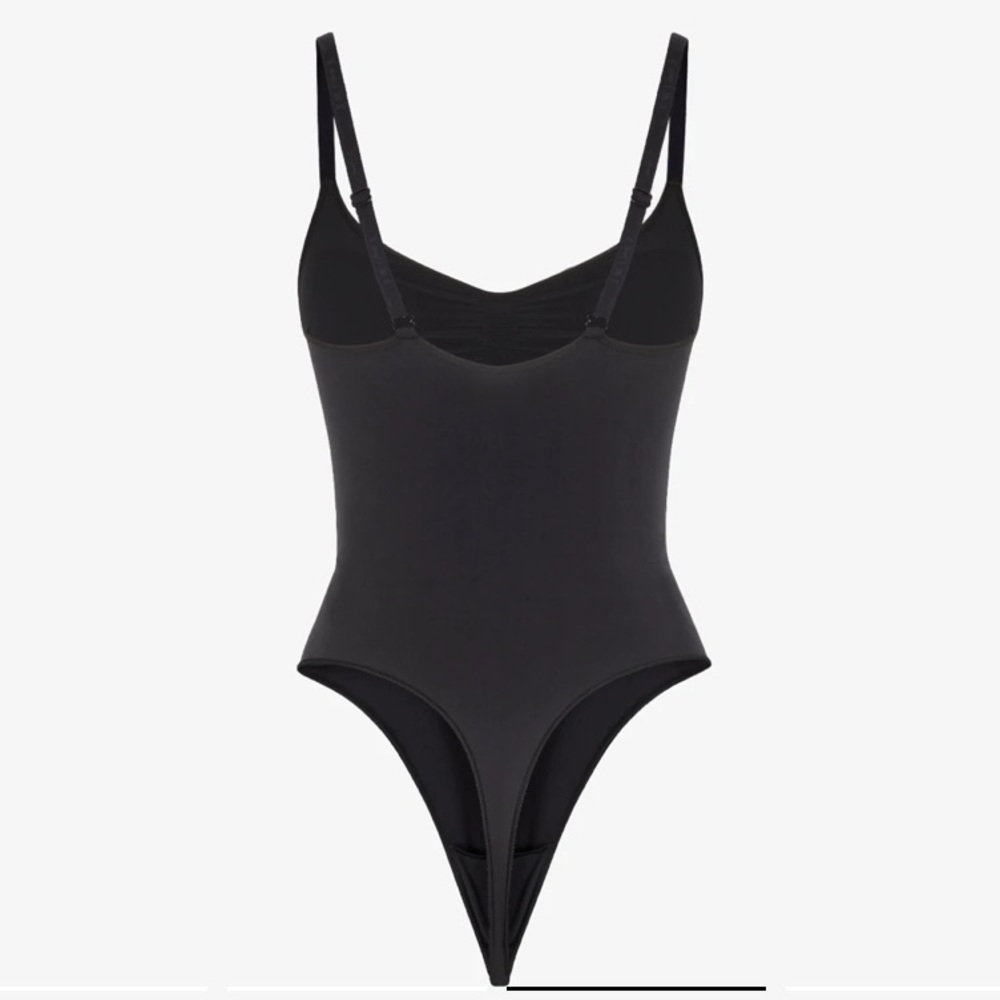 Fendi x Skims Sculpting Thong Bodysuit  Black - Picture 2 of 3